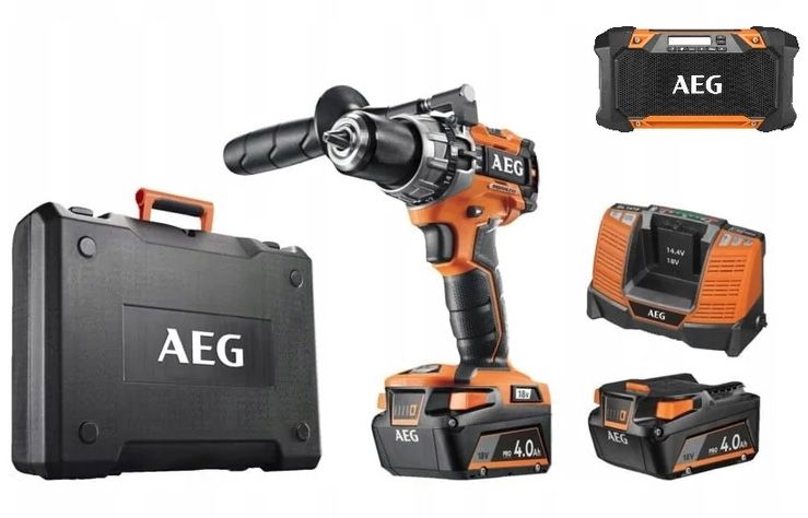 AEG FR18-AV-2BL-402C 18 V akkus szénkefe nélküli erőcsomag termék fő termékképe