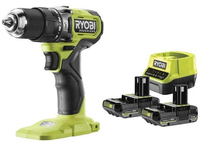 Ryobi RPD18BL1-2C20S akkus ütvefúró-csavarozó (2 x 2.0 Ah Li-ion akkuval) termék fő termékképe