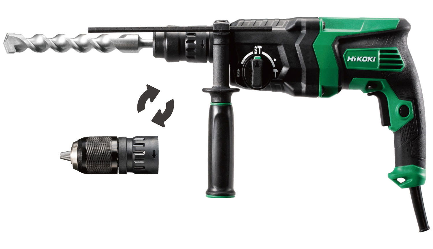 HiKoki DH26PMCWSZ SDS-plus fúró-vésőkalapács termék fő termékképe